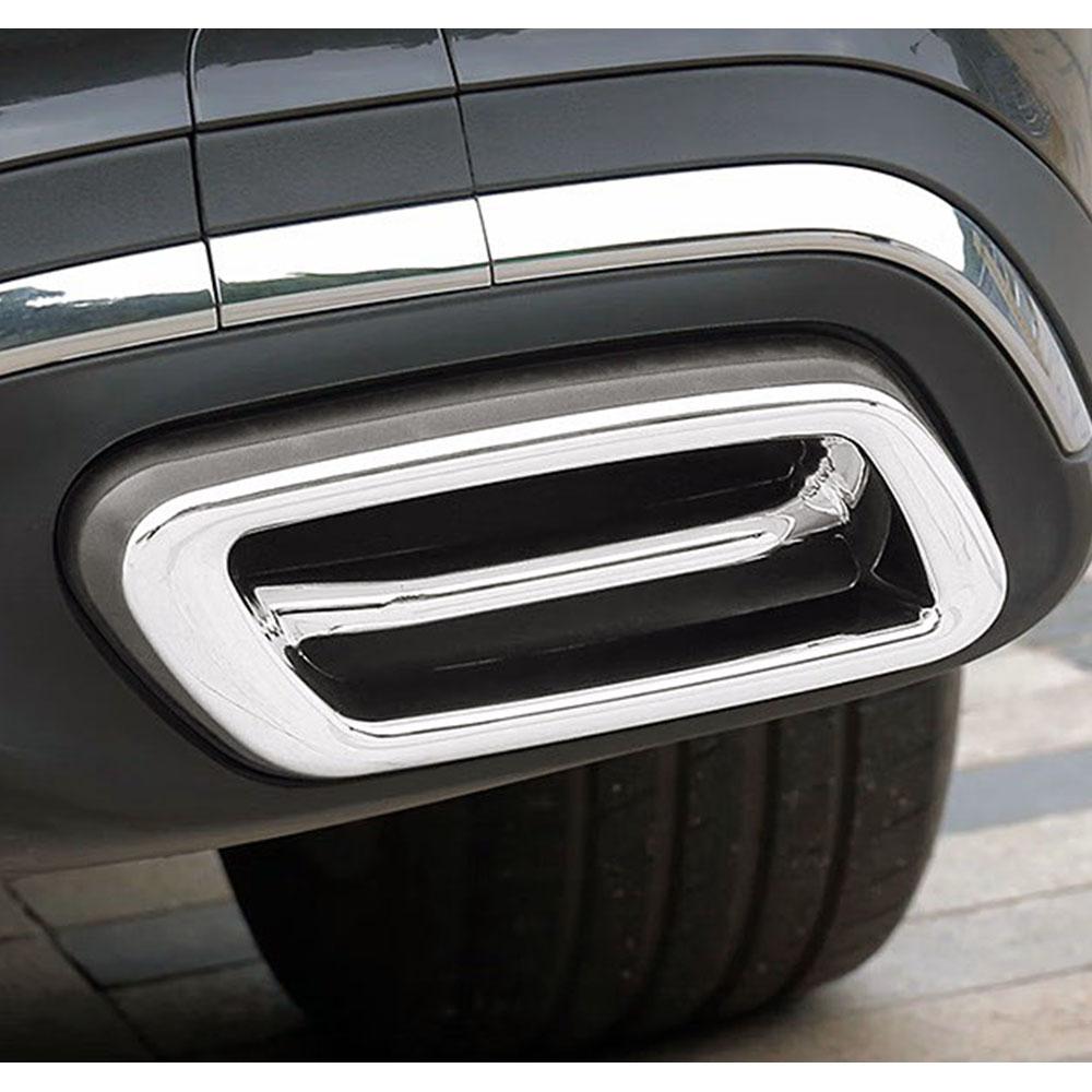 Для Mercedes Benz C Class W206 C200 C220 C260 C300 2024 2024 Автомобильный глушитель, хвостовая часть, выхлопная труба, задняя крышка, отделка, стильный ремонт