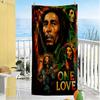 Bob Marley Beach Towel High Absorbency Quick-Dry Comfortable Lightweight