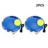 Тяжелые теннисные тренажеры с основанием и эластичной веревкой для самостоятельной тренировки отскока теннисного мяча для партнера-спарринга