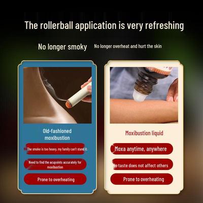 Полынь и Сафлор Мокса-жидкость Ролик для Шейного отдела позвоночника и Колена