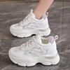 Breathable Mesh Chunky Sneakers Women Spring White Platform Sports Shoes Woman Fashion Thick Sole Non Slip Female Trainers
