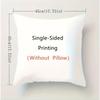 Fun Pigeon Face Art Print Decorative Pillowcase Soft Polyester Zipper Closure Modern Home Decor Gift