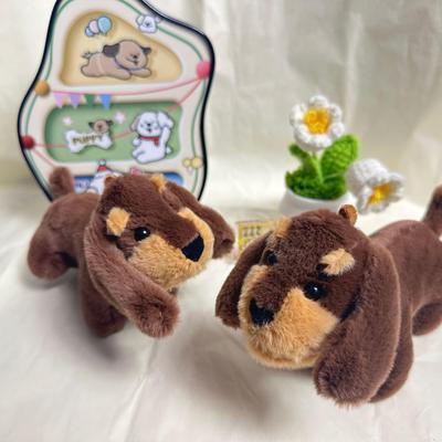 Очаровательная плюшевая кукла-такса, брелок – Милая подвеска для сумок и подарков