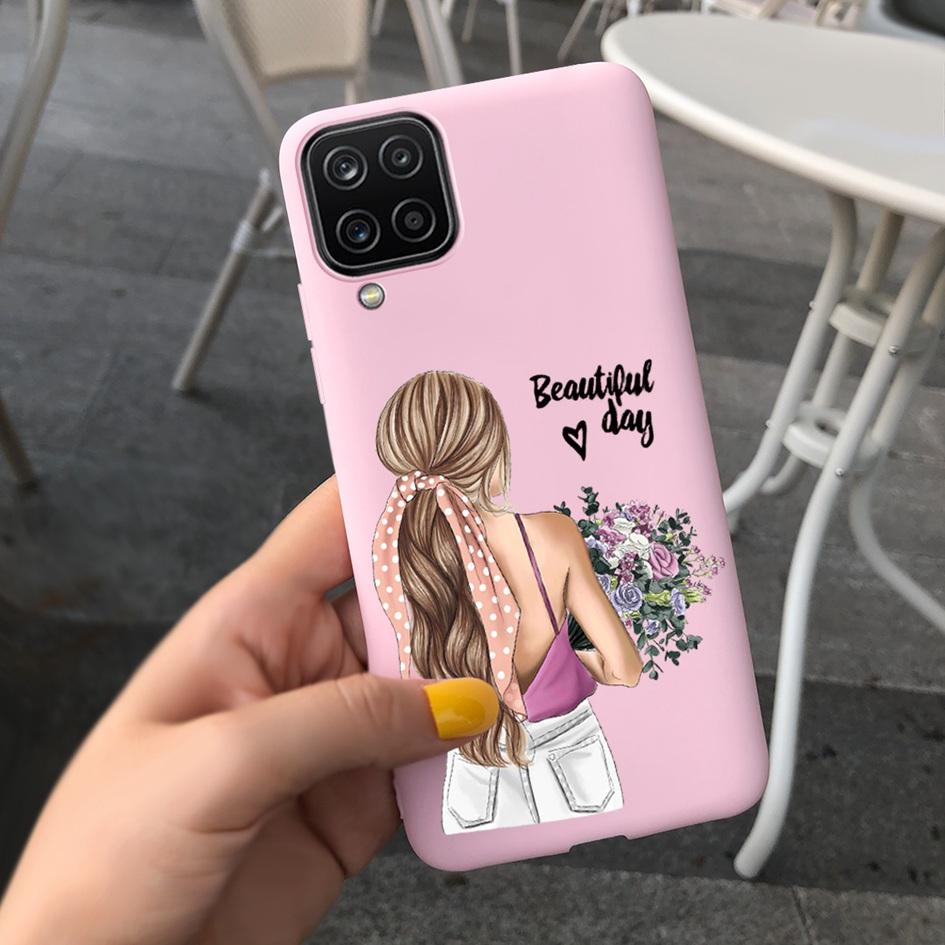 Чехол для Samsung Galaxy A12 Чехол для Samsung A42 5G Милое Сердечко Задняя крышка Fundas Для Samsung A 12 SM-A125F SM-A426B A 42 5G Чехлы для телефона