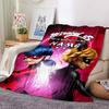 Custom Name Miraculous Tales of Ladybug Cat Noir Theme Printed Blanket - Perfect for Couch, Bed, Travel & Outdoor Use | Machine Washable, Cozy & Durab