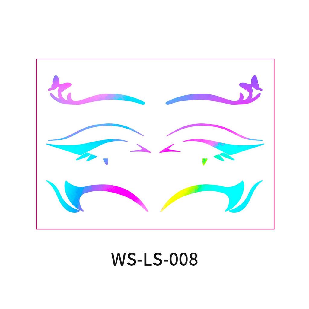 Европейско-американский трансграничный музыкальный фестиваль - Лазерные наклейки для подводки глаз - Водонепроницаемые и стойкие одноразовые татуировки