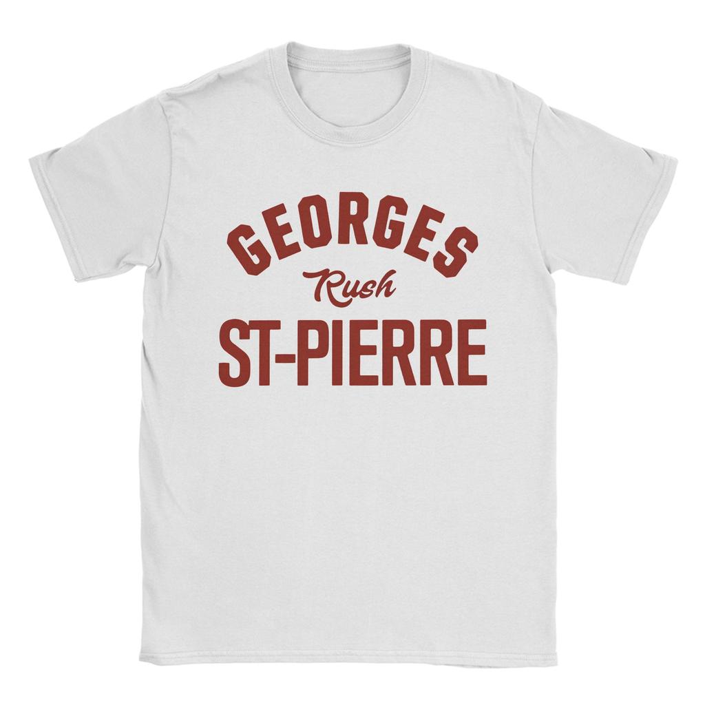 Men Georges St Pierre T Shirts Pure Cotton Clothing Funny Short Sleeve Round Neck Tee Shirt Gift Idea TShirt
