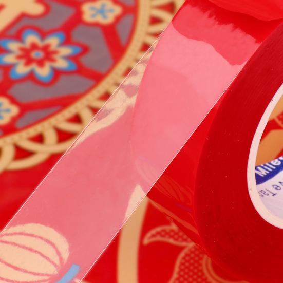 1 рулон 5 м/15 м Многофункциональная клейкая лента Простота использования ПЭТ Без следов Портативная лента для куплетов для фестиваля