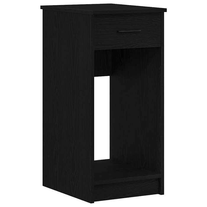 VidaXL Подставка для системного блока с ящиком черная 35x45x77 см, подставка для ПК, подставка для ПК, 858741