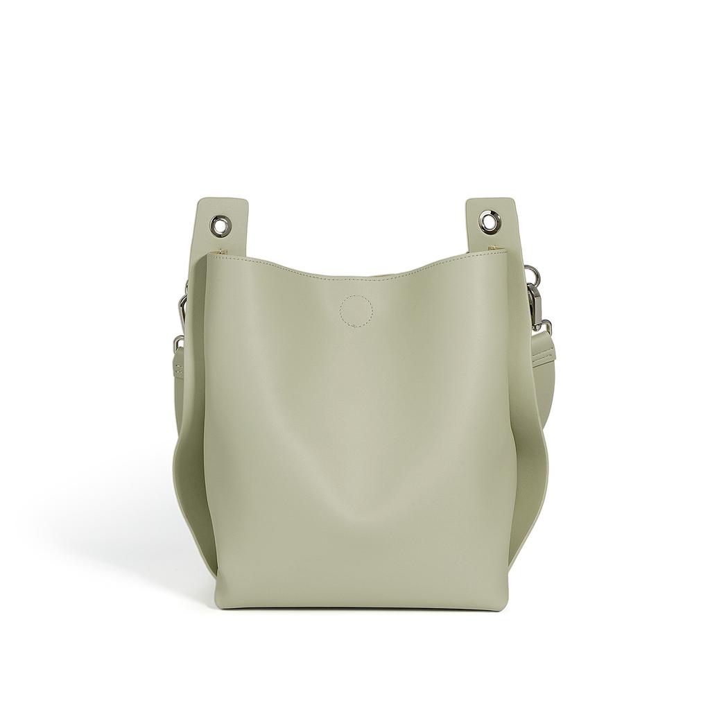 Новая сумка-ведро, нишевый дизайн, большая вместимость, сумка-тоут, универсальная кожаная сумка через плечо, женская сумка