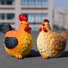 Cartoon Easter Chicken Figurines Cute Chicken Desktop Decoration Outdoor Garden Lawn