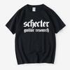 2025 Schecter Electric Guitar Scott Cotton T-shirt Short Sleeve Rock Band Guitarist Practice Costume for Men Women High Quality
