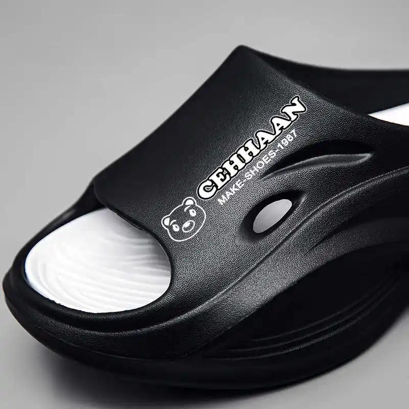 Модные Нескользящие Домашние Мужские Летние Сандалии Обувь Мужские Летние Тапочки Повседневные Теннисные Для Мужчин Кроссовки Спортивные Промышленная Строчка