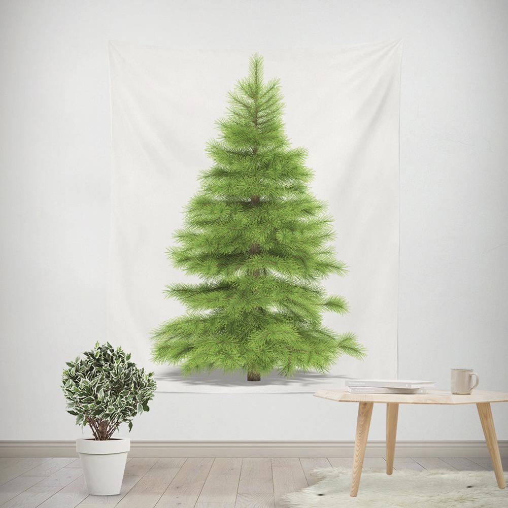 Christmas Xmas Tree Tapestry Living Room Bedroom Decoration Painting Background Cloth