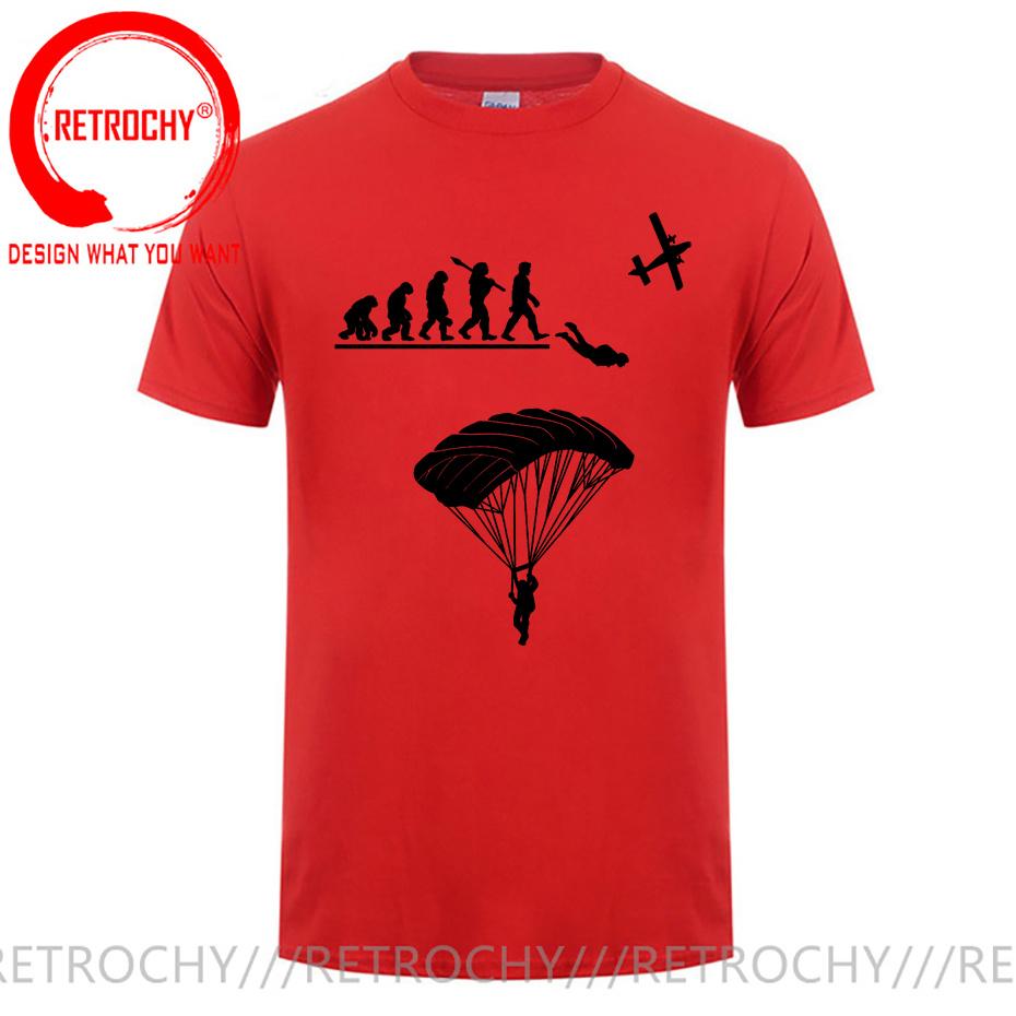 Paragliding Skydiving Evolution T Shirt Unisex Evolution Of Skydiver Tshirt Skydive Parachuting Lover Tee Shirt Paraglider Tshirt