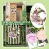 Easter Bunny Wreath Greenery Garland for Front Door Lifelike Decor Romantic Flower Decorative
