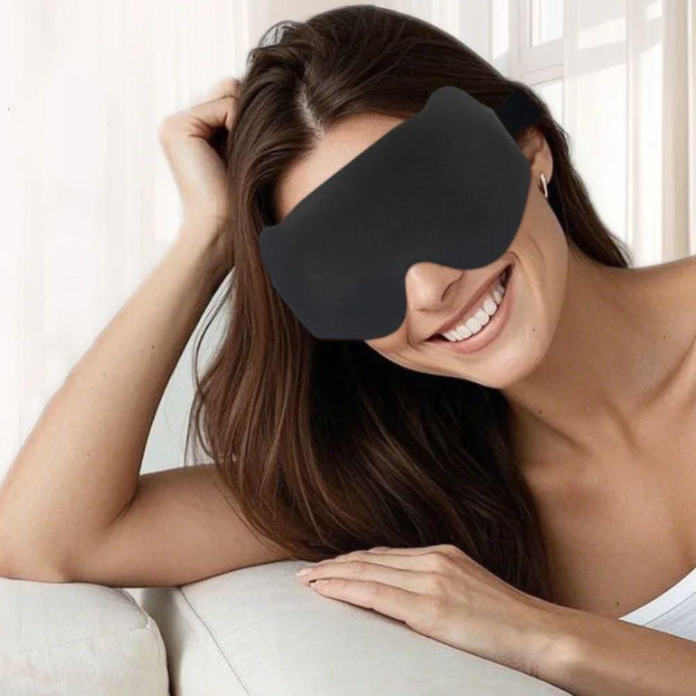 3D Blockout Sleep Eye Mask Breathable Eye Cover Sleeping Masque Light Blocking Eyeshade  Travel
