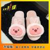 Cute Outer Wear Cartoon Plush Slippers Fairy Wind Hair Bag Head Cotton Slippers 2025 Autumn and Winter New Fashion and Comfort