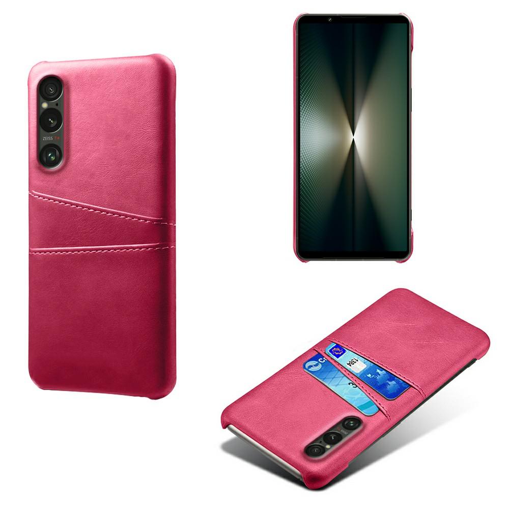 Чехол для Sony Xperia 1 VII с двойными слотами для карт, из ПУ кожи + жесткий ПК, чехол для телефона