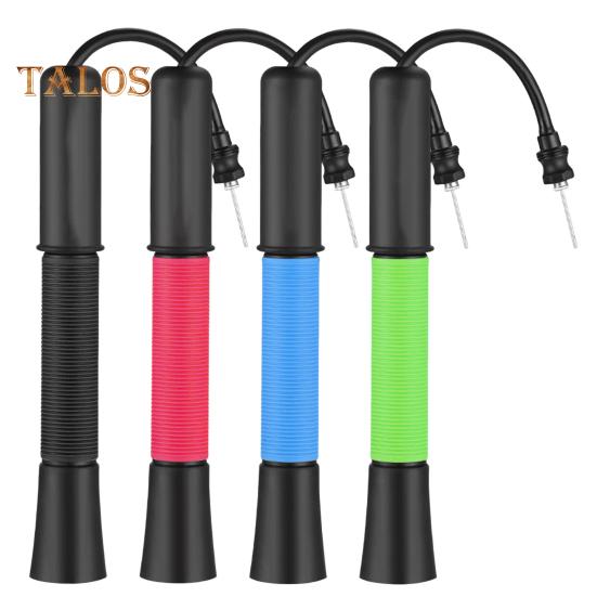 Спортивный насос для мячей Портативный воздушный насос для накачивания мячей с иглой для хранения Система накачивания Push And Pull Ручной насос для волейбола, баскетбола, футбола