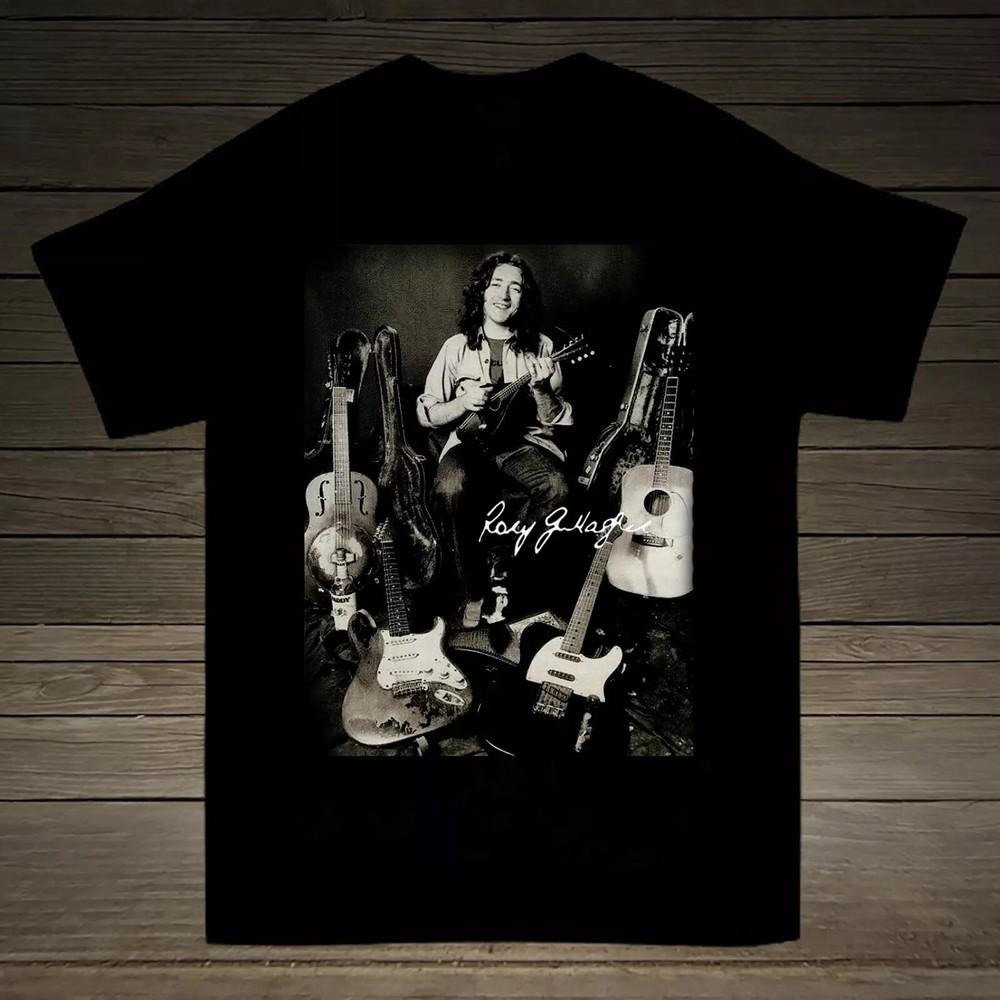 Rory Gallagher Basic Gift For Fan Cotton Black S-2345XL Unisex T-Shirt Unisex T-Shirt