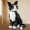 801 pieces of animal smoking cartoon cat building blocks toy. With a cute anime style, suitable for boys and adults. Educational and entertaining.