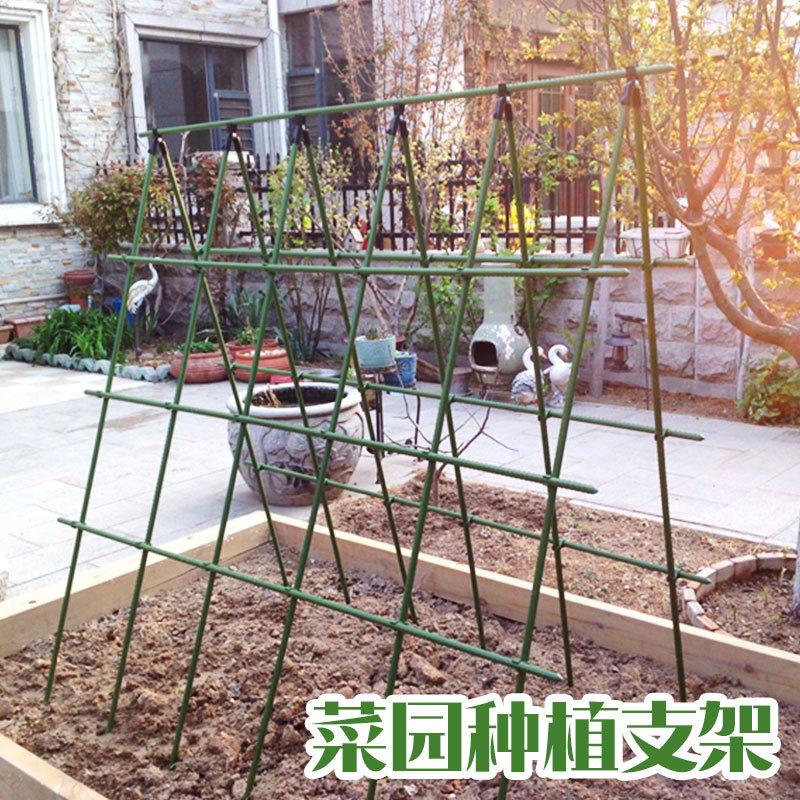 Колья для растений Садовый столб Стальная труба с пластиковым покрытием для поддержки вьющихся растений, цветов и овощей