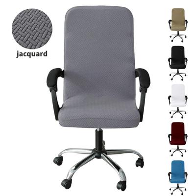 Чехол для офисного кресла T Jacquard Чехлы для компьютерных сидений Эластичные противоскользящие чехлы для игровых кресел Моющиеся пылезащитные чехлы для стульев Главная