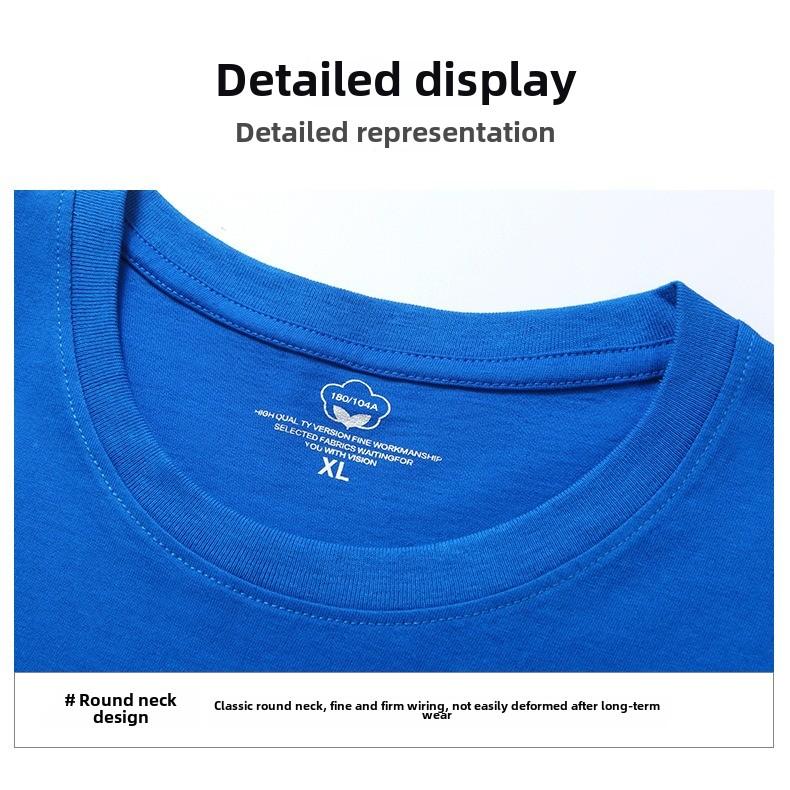 GMXIA Футболка из хлопка с коротким рукавом, мужская модная свободная футболка с коротким рукавом и принтом