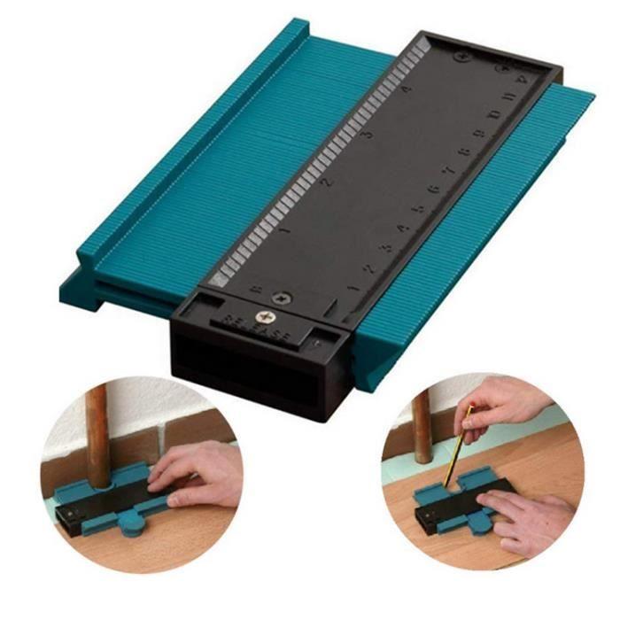 Jauge de Contour Plastique,Copieur de Profil pour Jauge de Profil pour conduits en Plastique, Tuyaux de Bobinage, Cadres Circulaires