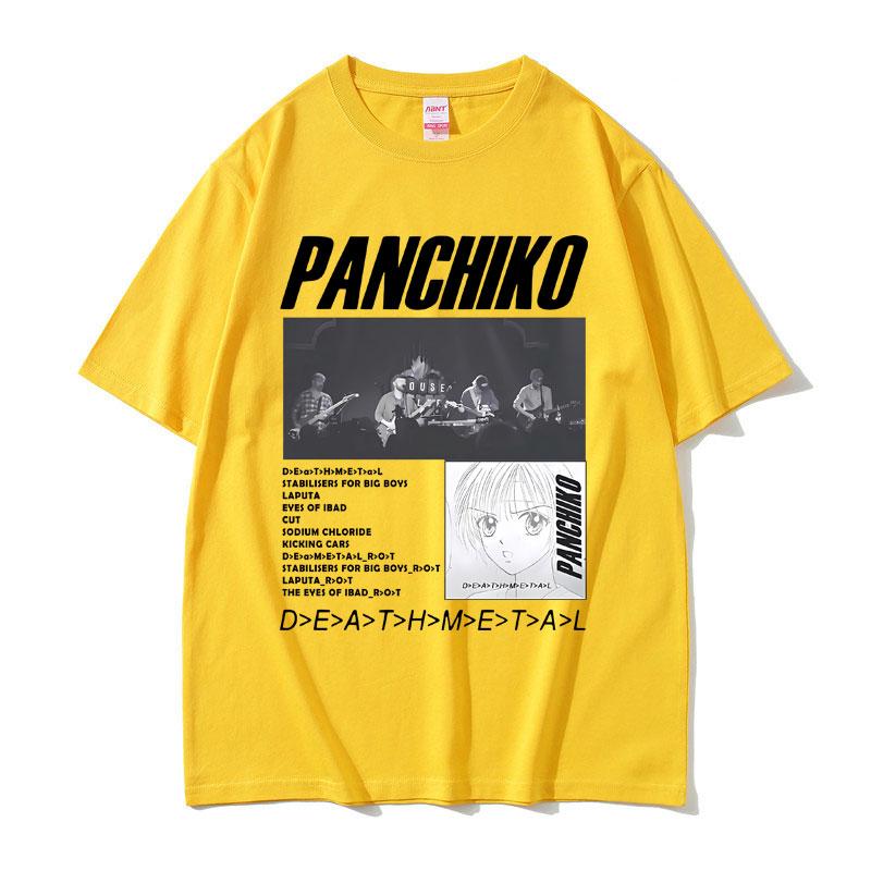 Panchiko DEATHMETAL Album Graphic Print Tshirts Unisex Women Vintage Casual Cotton T Shirts Male Rock Music Band Oversized Tshirt