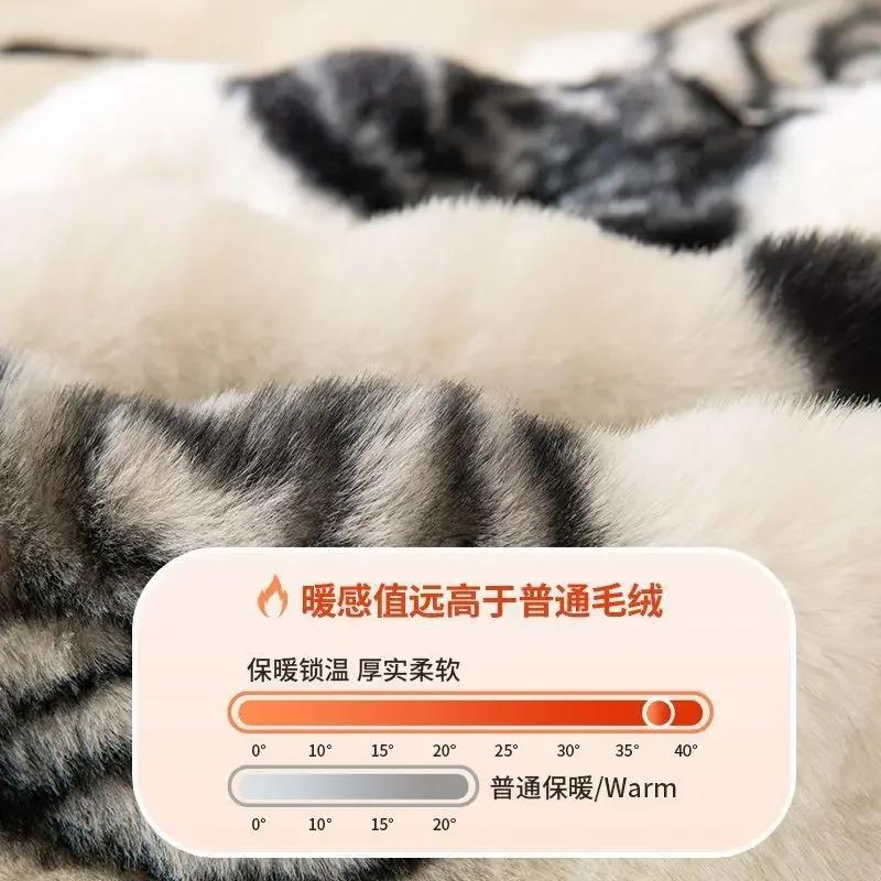 Зимний утепленный чехол для дивана с кроликом, теплые подушки, кожаная Г-образная спинка дивана, подлокотники, нескользящие чехлы для диванов в гостиной