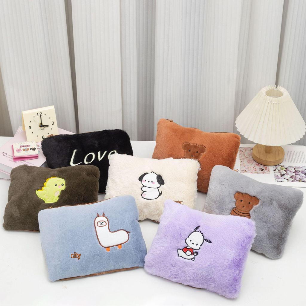 Автоматическая электрическая плюшевая мультяшная грелка для рук с безопасным отключением