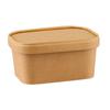 Rectangular Kraft Paper Takeaway Food Boxes