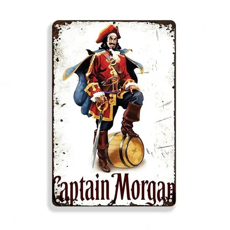 Винтажный ромовый бренд, металлическая жестяная вывеска, булавка для девушки, плакат, металлические вывески, мужская пещера, домашний гараж, металлическая доска, украшение на стену, жестяная вывеска, декор