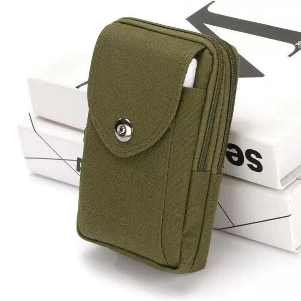 Men's Waist Bag Nylon Portable Durable Coin Purse Fashionable And Versatile Casual Mobile Phone Bag Small Pouch Outdoor Small Pouch