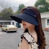 Женская шляпа для езды на велосипеде с карнизами, пустая шляпа для защиты от ультрафиолета, шляпа для защиты от солнца на открытом воздухе, шляпа для защиты от солнца на берегу моря