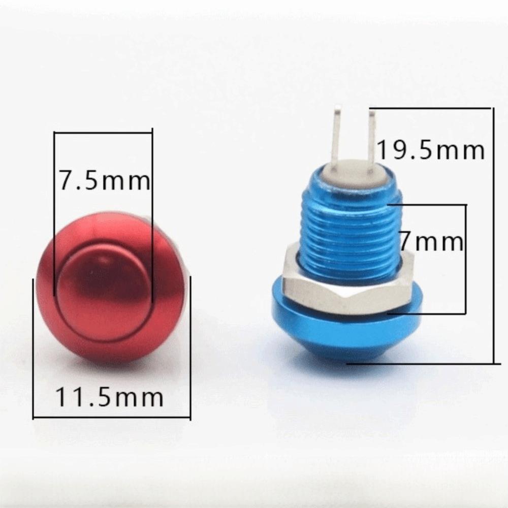 1Pc Self-Reset Push Button Switch Car Motorcycle Balance Car Engine Start Modification