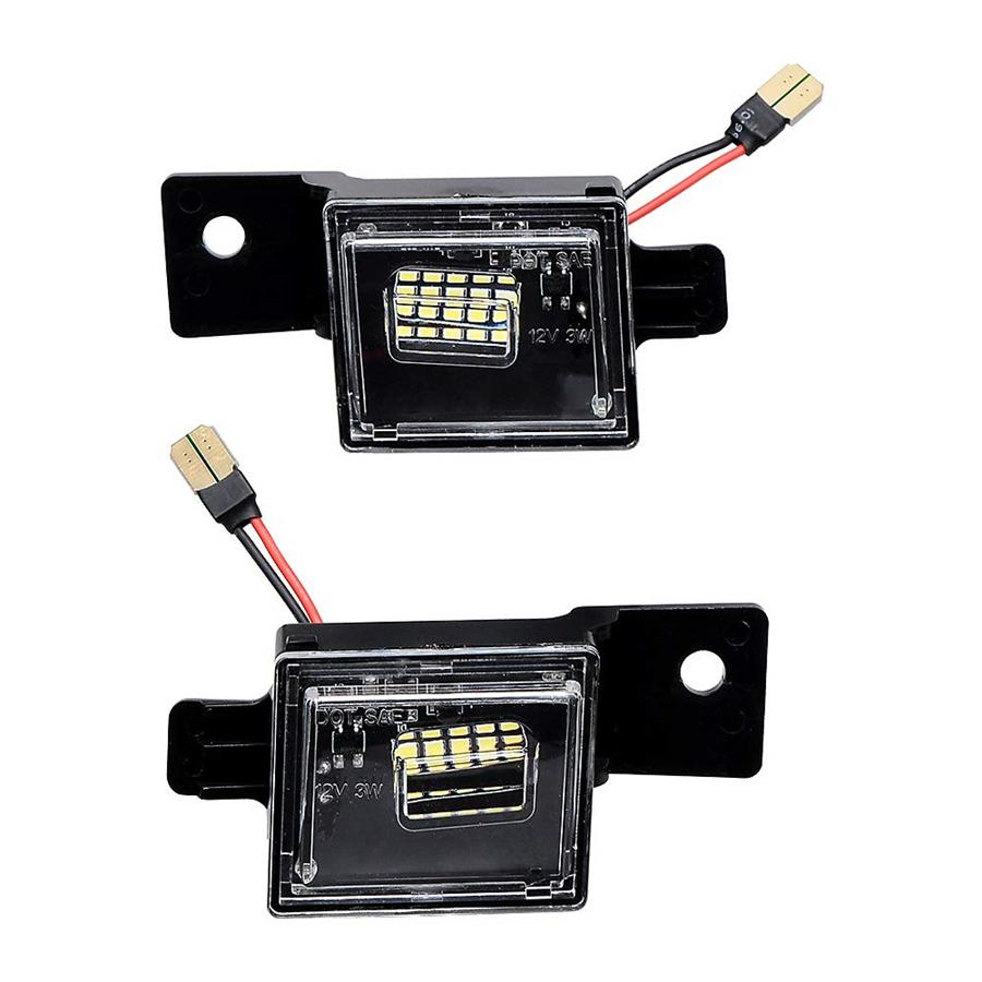 2 шт. Светодиодный задний фонарь / фонарь номерного знака для Chevy Silverado GMC Sierra 1500 2500 3500