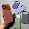 Магнитный чехол для iPhone 17 Pro Max с кнопкой AI и технологичной тканой отделкой - Официальный жесткий чехол Apple 16.