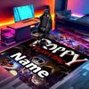 Custom Name Personalized Poppy Playtime Print Carpet, Versatile Home Decor Rug, for Playroom, Apartment, Balcony, Entryway, Hallway Gift