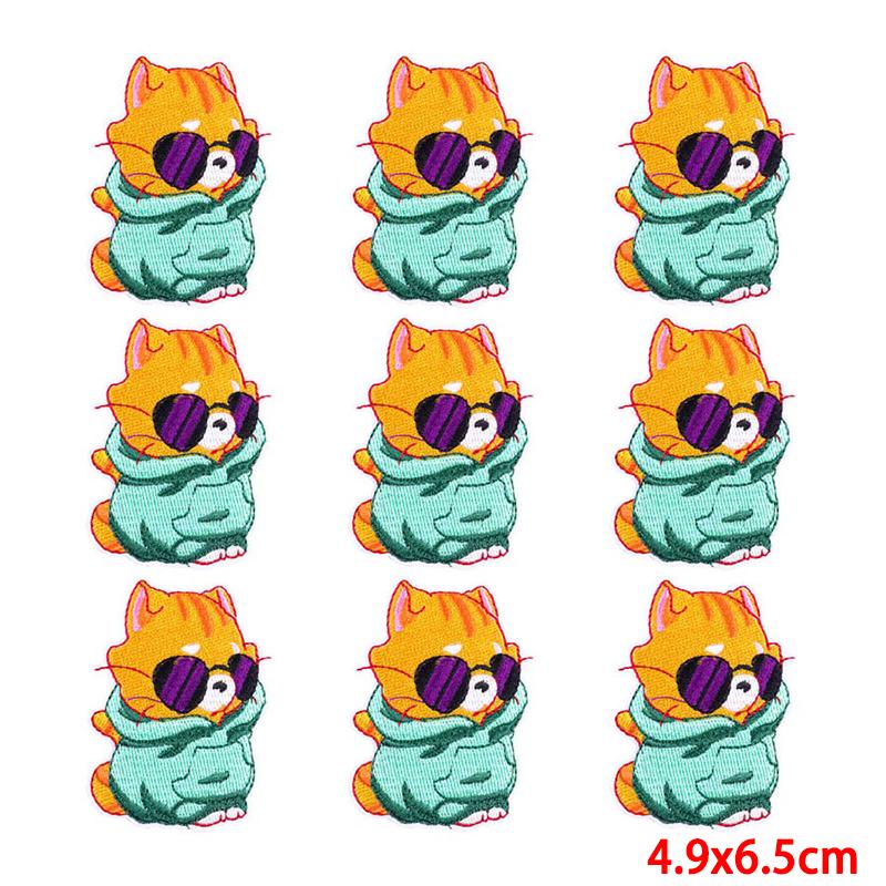 10 шт./лот, оптовая продажа, вышивка, железные нашивки для одежды, нашивки для одежды, куртки, декор, аппликация, принадлежности для шитья