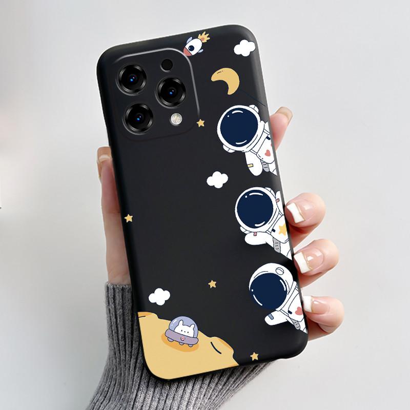 Casing For Doogee N55 / N55 Pro / N55 Plus Case Aesthetic Fashion Cute Cat Cartoon Soft Silicone Back Cover Shockproof Bumper