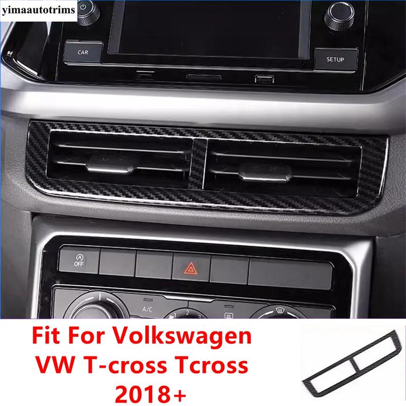 Декоративная накладка на рамку центрального воздуховода AC для Volkswagen VW T-cross Tcross 2018 -