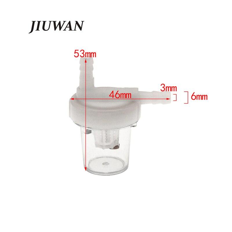 1 пара, прозрачный прочный универсальный 1/4 мотоциклетный бензиновый топливный фильтр для газойля, байка, квадроцикла, все виды мотоциклов, с использованием топливопровода 6 мм