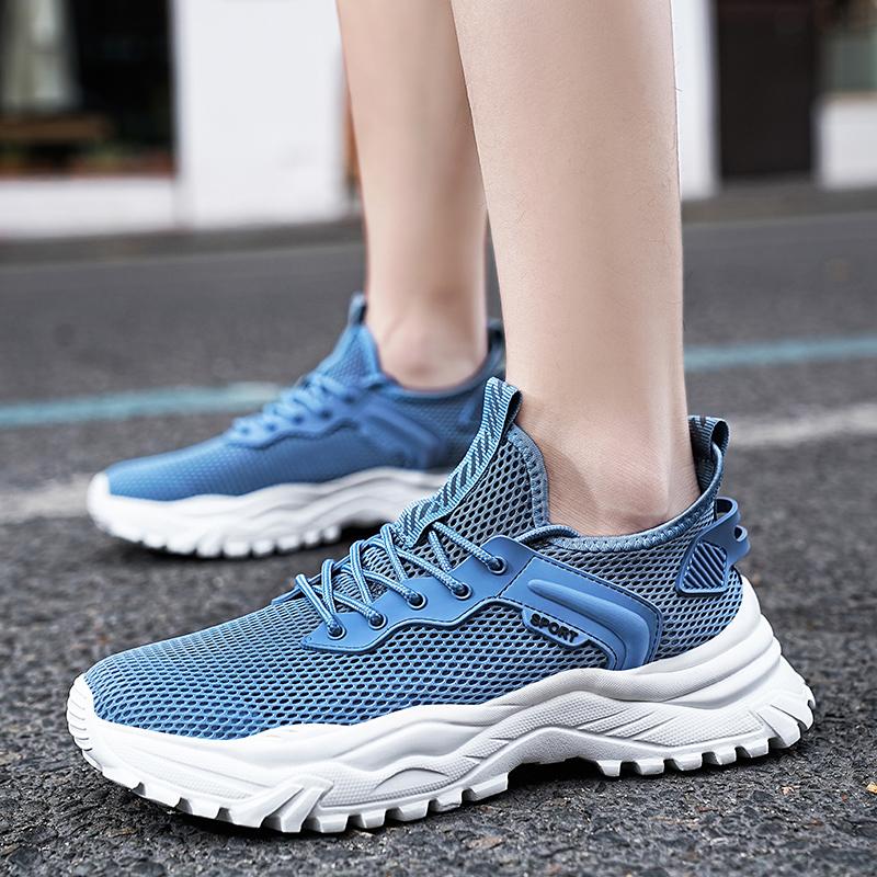 MAEDEF Мужская обувь Летняя мужская повседневная обувь Кроссовки для бега Спортивная обувь Сетчатые сандалии для ходьбы для мужчин Тапочки Белые кроссовки Теннисные туфли