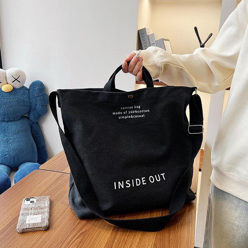 Сумка-мессенджер из холста в стиле ретро унисекс - большой вместимости для поездок на работу