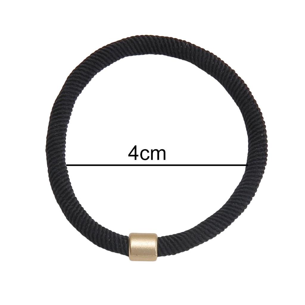 5Pcs High Elasticity Maillard Headband Hair Ring Head Rope Headwear For Girl Sweet Rubber Band Hair Accessories