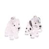 Cute Transparent Dog Hair Storage Cute Pendant Keychain Bag Pendant Couple Car Key Chains Jewelry Souvenir Collection Gift