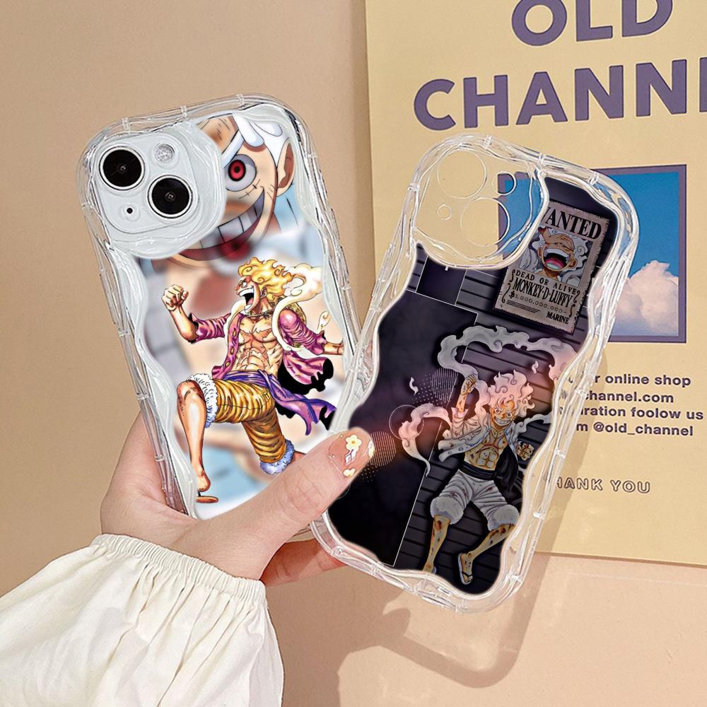 Ae92 One Piece Luffy Gear 5 Защитные чехлы для телефонов для Samsung S23 S24 Ultra A55 A14 A25 A13 Infinix Hot 40 Pro Tecno Spark 20C Wave Задняя крышка из ТПУ